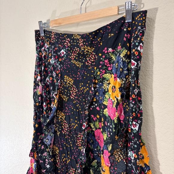 NWTfree people forever flirt Maxi skirt Sz 12 Boho Cottagecore Grunge Whimsigoth - Picture 4 of 12